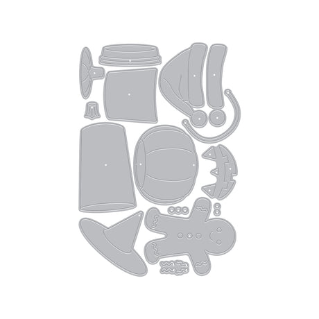 Hero Arts Bear Hugs Holiday Accessories Die Set by Carly Tee