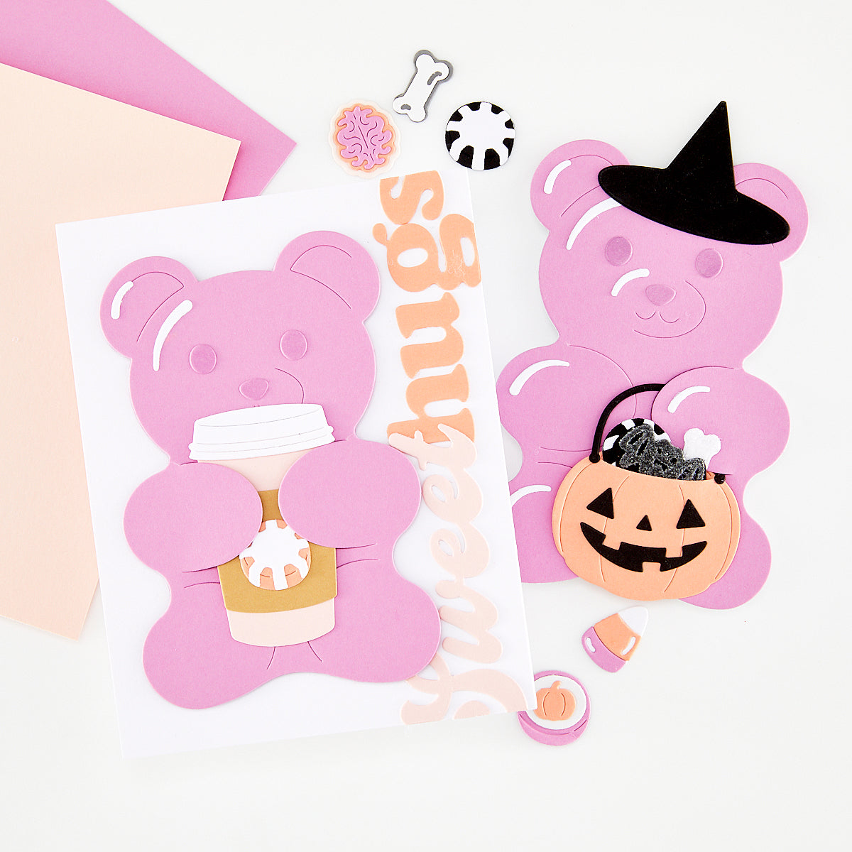 Hero Arts Bear Hugs Holiday Accessories Die Set by Carly Tee