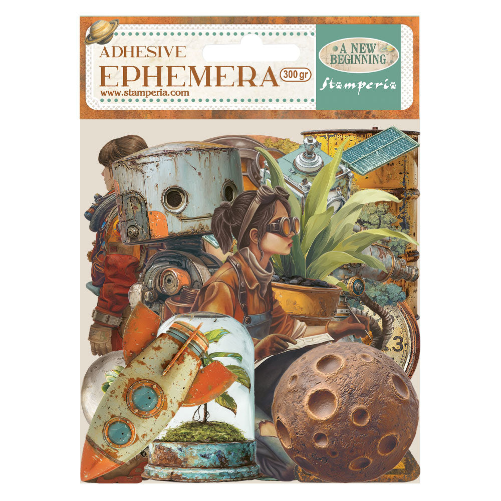 Stamperia A New Beginning Ephemera 41pcs (DFLCT77)