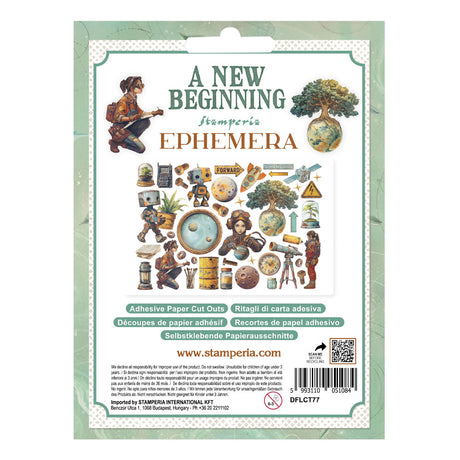 Stamperia A New Beginning Ephemera 41pcs (DFLCT77)