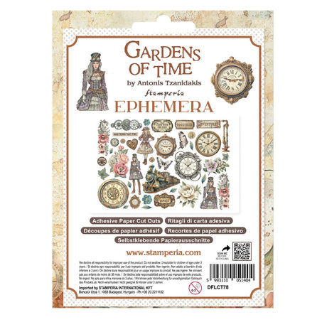 Stamperia Gardens of Time Ephemera (DFLCT78)