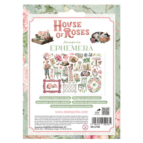 Stamperia House of Roses Ephemera (DFLCT80)