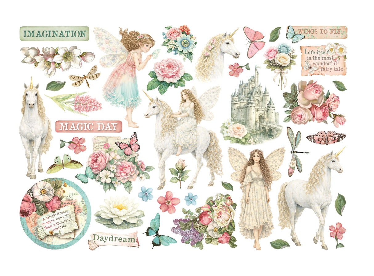 Stamperia Wonderland Ephemera (41pcs) (DFLCT82)