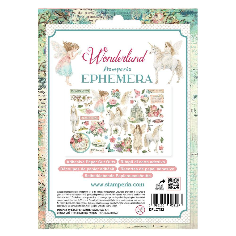 Stamperia Wonderland Ephemera (41pcs) (DFLCT82)