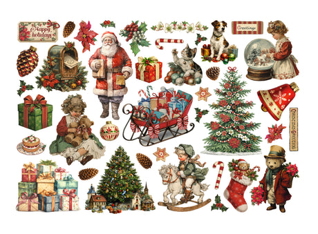 Stamperia Classic Christmas Ephemera - DFLCT85