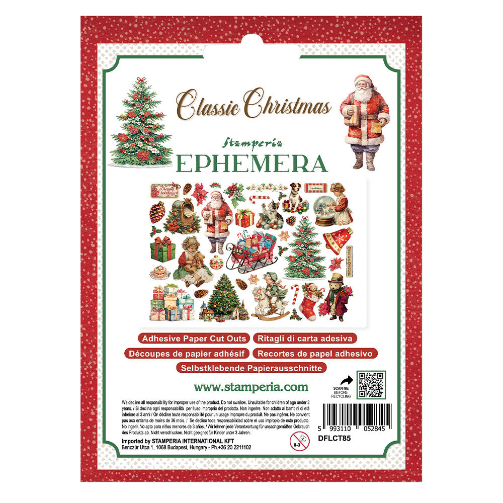 Stamperia Classic Christmas Ephemera - DFLCT85