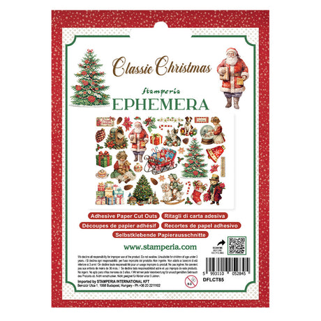 Stamperia Classic Christmas Ephemera - DFLCT85