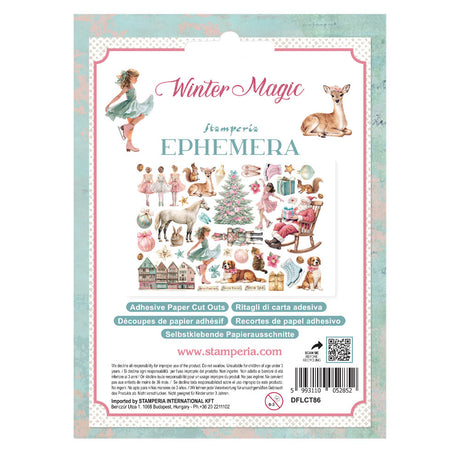 Stamperia Winter Magic Ephemera - DFLCT86