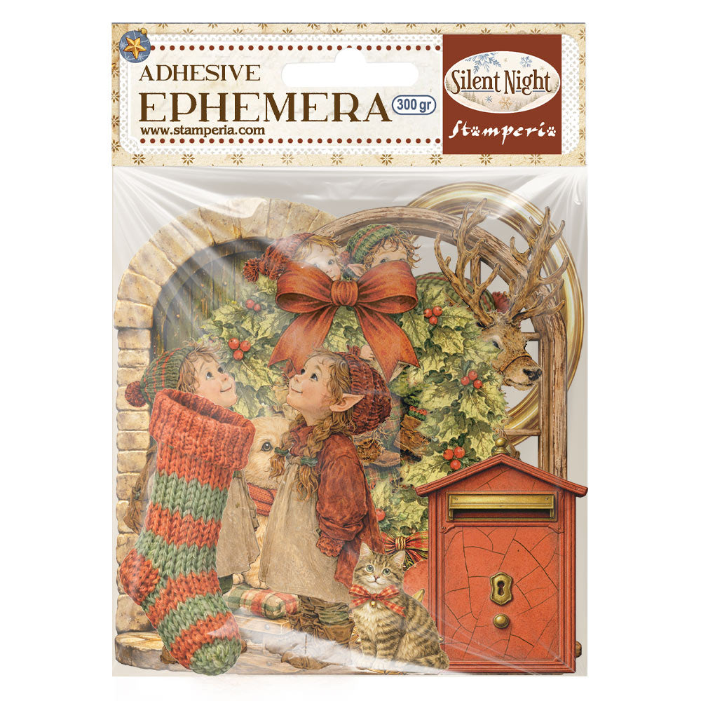 Stamperia Silent Night Ephemera - DFLCT88