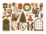 Stamperia Silent Night Ephemera - DFLCT88