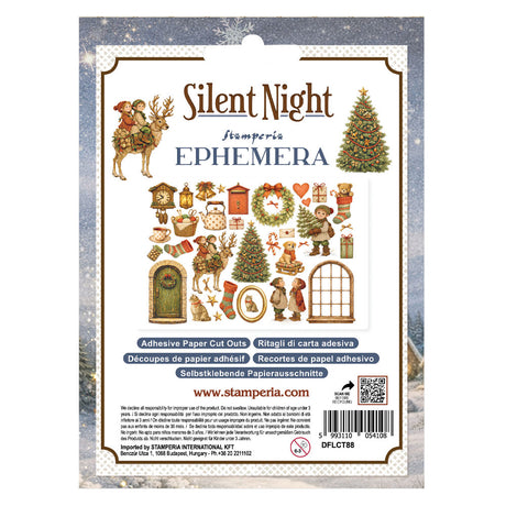 Stamperia Silent Night Ephemera - DFLCT88