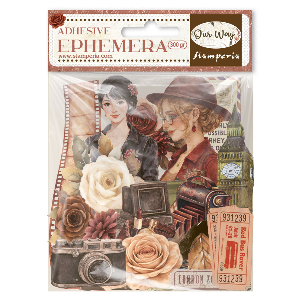 Stamperia Our Way Ephemera - DFLCT91