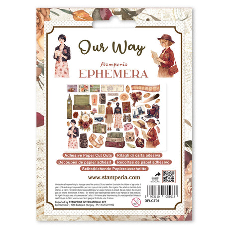 Stamperia Our Way Ephemera - DFLCT91