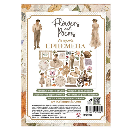 Stamperia Flowers and Poems Ephemera - DFLCT92