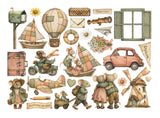 Stamperia Cozy Family Ephemera - DFLCT93