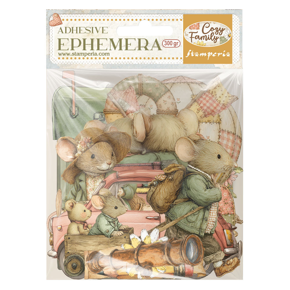 Stamperia Cozy Family Ephemera - DFLCT93