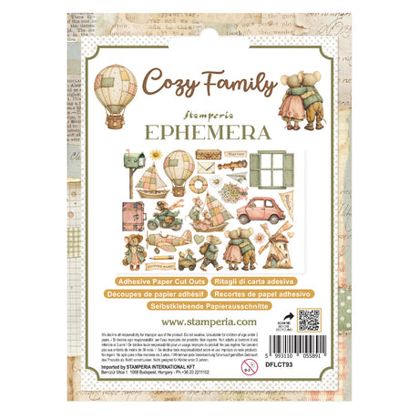 Stamperia Cozy Family Ephemera - DFLCT93