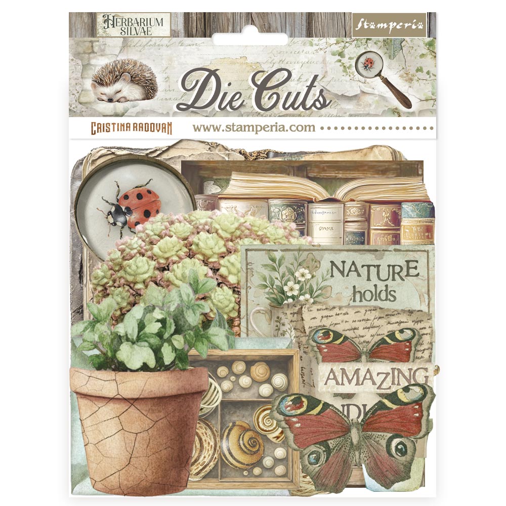 Stamperia Herbarium Silvae Die Cuts Assorted (40pcs) (DFLDC123)