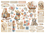 Stamperia Baby Die Cuts Assorted (47pcs) (DFLDC125)