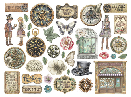 Stamperia Gardens of Time Die Cuts (DFLDC130)