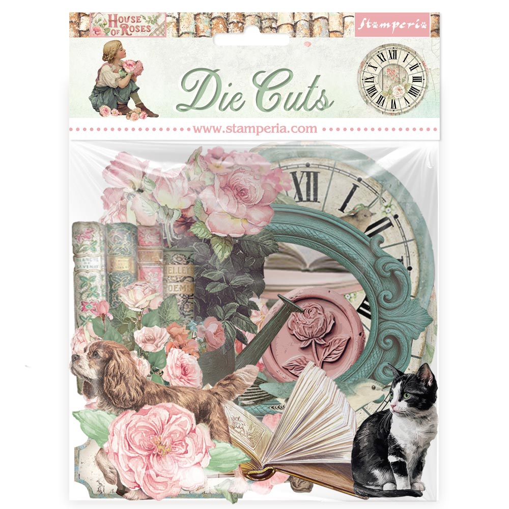 Stamperia House of Roses Die Cuts (DFLDC132)