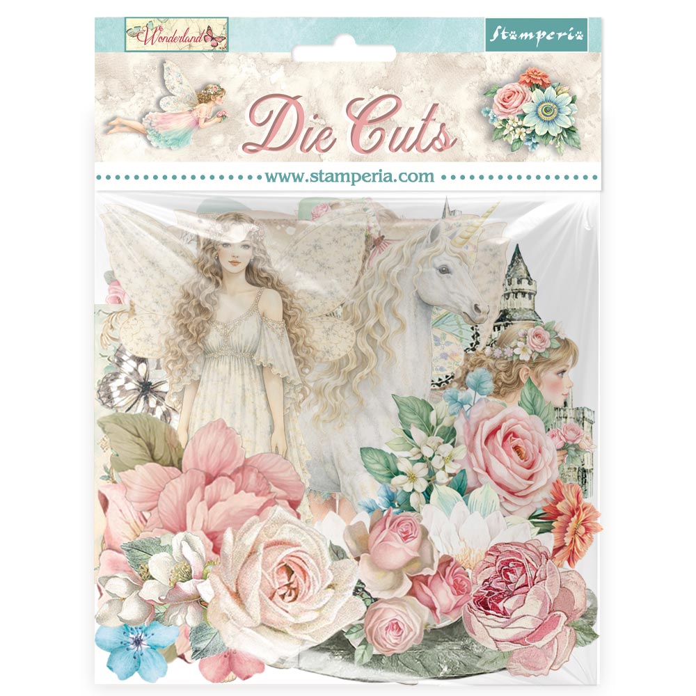 Stamperia Wonderland Die Cuts Assorted (42pcs) (DFLDC134)