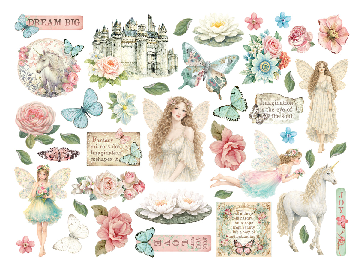 Stamperia Wonderland Die Cuts Assorted (42pcs) (DFLDC134)