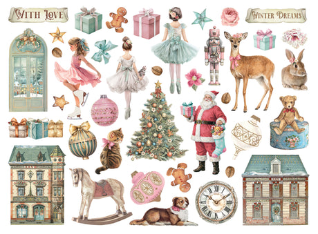 Stamperia Winter Magic Assorted Die Cuts - DFLDC138