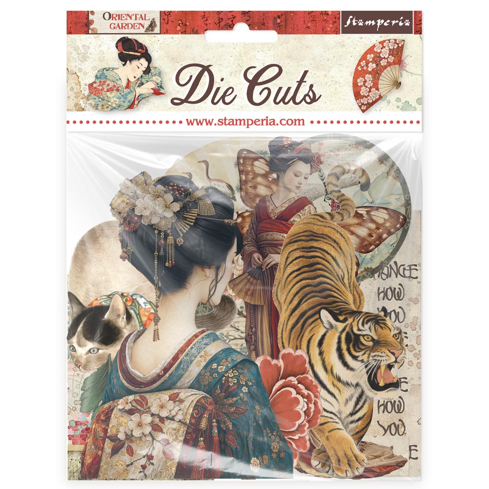 Stamperia Oriental Garden Die Cuts Assorted (DFLDC139)