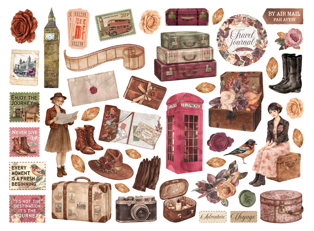 Stamperia Our Way Die Cuts Assorted - DFLDC143