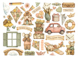 Stamperia Cozy Family Die Cuts Assorted - DFLDC145
