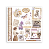 Stamperia Quiet Days Rub-On Assortment (DFLRBX01)