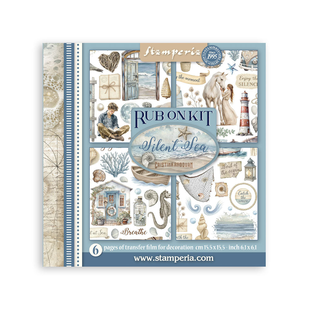 Stamperia Silent Sea Rub-On Assortment (DFLRBX06)