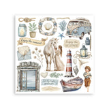 Stamperia Silent Sea Rub-On Assortment (DFLRBX06)