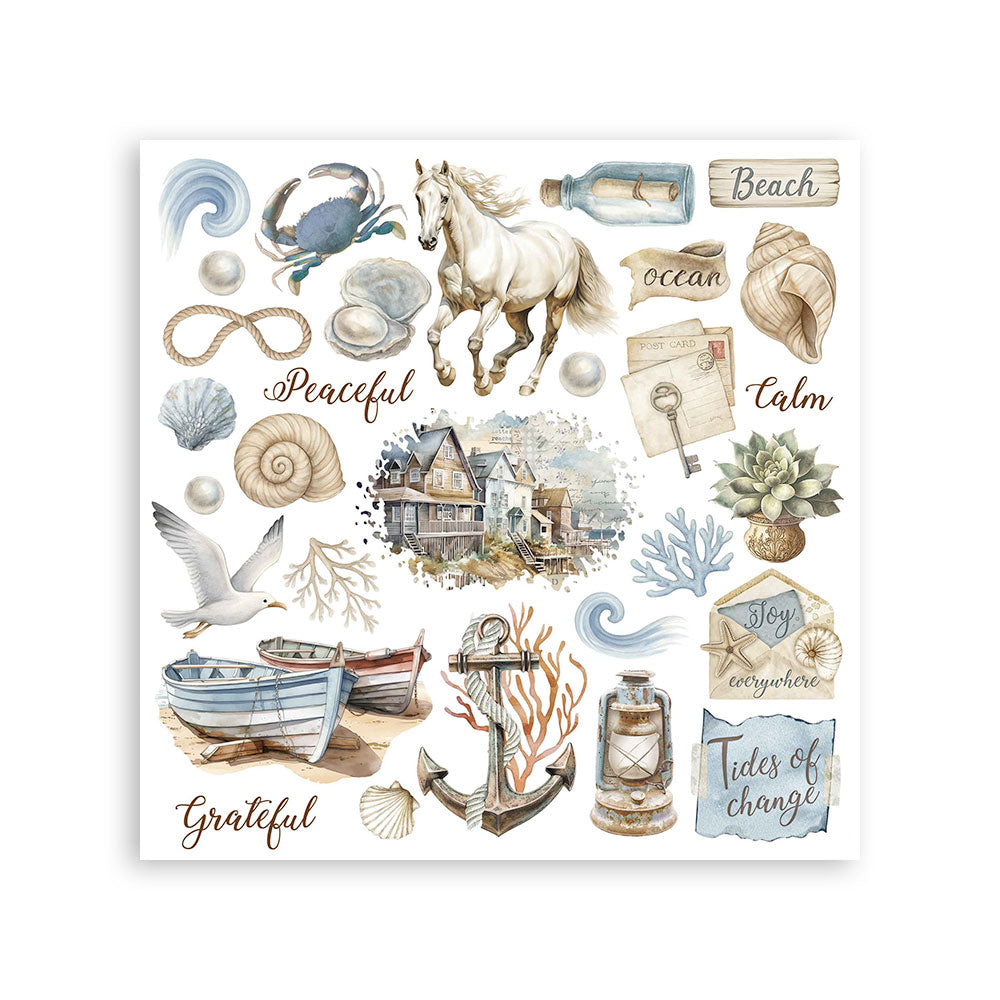 Stamperia Silent Sea Rub-On Assortment (DFLRBX06)