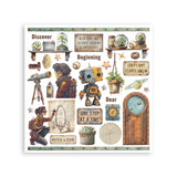 Stamperia A New Beginning Rub-On 15.5x15.5cm Assortment 6pcs (DFLRBX10)