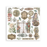Stamperia Gardens of Time Rub-On 15.5x15.5cm (DFLRBX11)