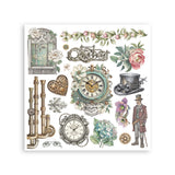 Stamperia Gardens of Time Rub-On 15.5x15.5cm (DFLRBX11)