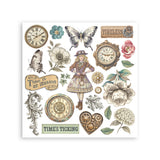 Stamperia Gardens of Time Rub-On 15.5x15.5cm (DFLRBX11)