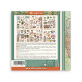 Stamperia Art of Travelling Rub-On 15.5x15.5cm Assortment 6pcs (DFLRBX12)