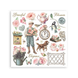 Stamperia House of Roses Rub-On 15.5x15.5cm (DFLRBX13)
