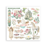 Stamperia Wonderland Rub-On 15,5x15,5cm Assortment (6pcs) (DFLRBX15)