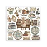 Stamperia Symphony Rub-On 15.5x15.5cm Assortment (6pcs) by Sara Alcobendas (DFLRBX16)