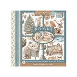 Stamperia White Christmas Rub-On 15.5 x 15.5cm Assortment, 6 Pieces by Cristina Radovan - DFLRBX21