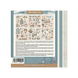 Stamperia White Christmas Rub-On 15.5 x 15.5cm Assortment, 6 Pieces by Cristina Radovan - DFLRBX21
