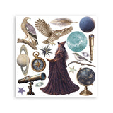 Stamperia Cosmos Rub-On 15.5x15.5cm Assortment (6pcs) by Cristina Radovan - DFLRBX22