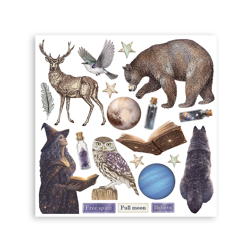 Stamperia Cosmos Rub-On 15.5x15.5cm Assortment (6pcs) by Cristina Radovan - DFLRBX22