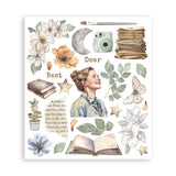 Stamperia Secret Diary Rub-On 20,5x23cm Assortment (6pcs) (DFLRBXG02)