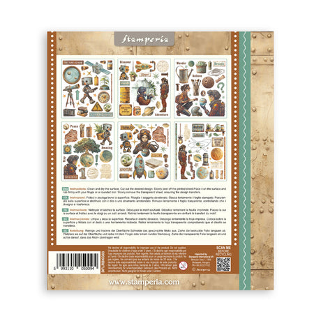 Stamperia A New Beginning Rub-On 20.5x23cm Assortment 6pcs (DFLRBXG03)