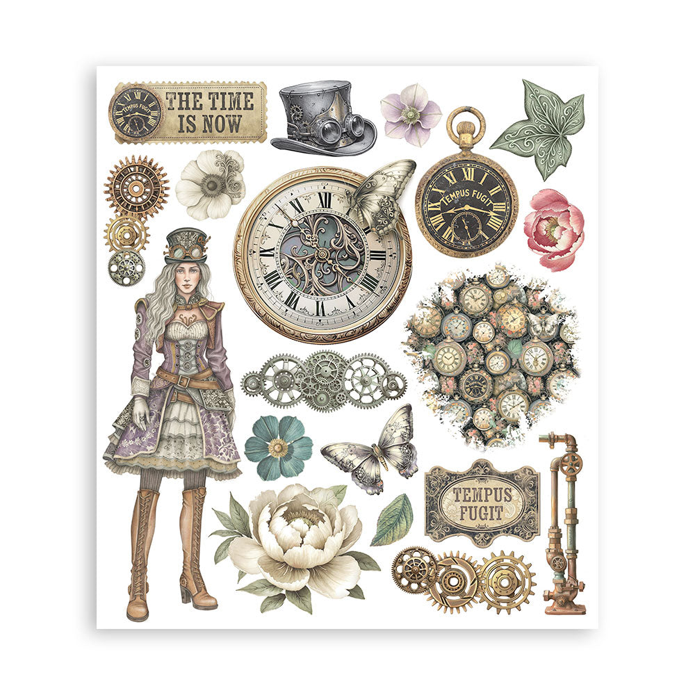 Stamperia Gardens of Time Rub-On 20.5x23cm (DFLRBXG04)